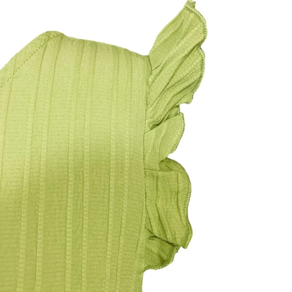 Anna-Kaci  Ruffle Shoulder Textured Dress - Picture 5 of 9